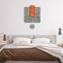 WALLXPERT Dekorativni metalni zidni sat Dalalet 2 multicolor - slika 5