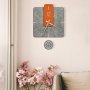 WALLXPERT Dekorativni metalni zidni sat Dalalet 2 multicolor - slika 2