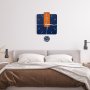 WALLXPERT Dekorativni metalni zidni sat Dalalet 3 multicolor - slika 4