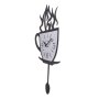 WALLXPERT Dekorativni metalni zidni sat Coffee Cup Black - slika 3