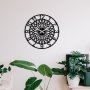 WALLXPERT Dekorativni metalni zidni sat Enzoclock S009 black - slika 4