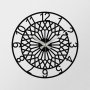 WALLXPERT Dekorativni metalni zidni sat Enzoclock S009 black - slika 5