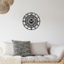 WALLXPERT Dekorativni metalni zidni sat Enzoclock S009 black - slika 2