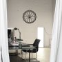 WALLXPERT Dekorativni metalni zidni sat Enzoclock S013 black - slika 4