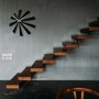 WALLXPERT Dekorativni metalni zidni sat Enzoclock S024 black - slika 4