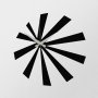 WALLXPERT Dekorativni metalni zidni sat Enzoclock S024 black - slika 5