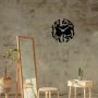 WALLXPERT Dekorativni metalni zidni sat Enzoclock S001 black - slika 4