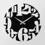 WALLXPERT Dekorativni metalni zidni sat Enzoclock S001 black - slika 5