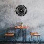 WALLXPERT Dekorativni metalni zidni sat Enzoclock S003 black - slika 4