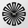 WALLXPERT Dekorativni metalni zidni sat Enzoclock S003 black - slika 5