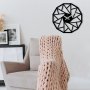 WALLXPERT Dekorativni metalni zidni sat Enzoclock S007 black - slika 4
