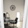 WALLXPERT Dekorativni metalni zidni sat Enzoclock S015 black - slika 3
