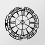 WALLXPERT Dekorativni metalni zidni sat Enzoclock S016 black - slika 5
