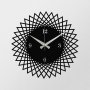 WALLXPERT Dekorativni metalni zidni sat Enzoclock S026 black - slika 5