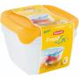CURVER Kutije za hranu Fresh&Go 1.2l 3/1 žute - slika 1