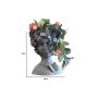 WALLXPERT Vaza Kelebek Antique Grey - slika 3