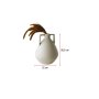 WALLXPERT Keramička vaza Tile Beige - slika 3