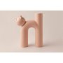 WALLXPERT Keramička pink vaza CY0104 - slika 1