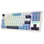REDRAGON Tastatura Antonium Pro K728 80% Wireless Belo/Plava - slika 2