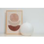 WALLXPERT Keramička vaza Bubble White - slika 1