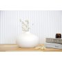 WALLXPERT Keramička vaza Sphere White - slika 1
