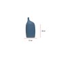 WALLXPERT Vaza keramička Dome Long Grey Blue - slika 3