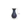 WALLXPERT Vaza Cannas Anthracite - slika 3