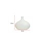 WALLXPERT Vaza Platy Big White - slika 3