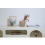 WALLXPERT Keramička vaza Tisha Small Beige - slika 1