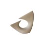 WALLXPERT Keramička vaza Wave Beige - slika 2