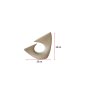 WALLXPERT Keramička vaza Wave Beige - slika 3