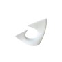 WALLXPERT Keramička vaza Wave White - slika 2