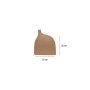 WALLXPERT Vaza keramička Dome Short Beige - slika 3