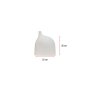 WALLXPERT Vaza keramička Dome Short White - slika 3