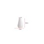 WALLXPERT Vaza Crease Series No:3 White - slika 3