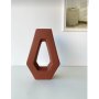 WALLXPERT Keramička vaza Triang Tile Red - slika 1
