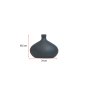 WALLXPERT Vaza Platy Small Anthracite - slika 3
