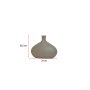 WALLXPERT Vaza Platy Small Mink - slika 3