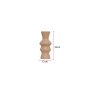 WALLXPERT Keramička vaza Zigas Beige - slika 3