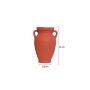 WALLXPERT Vaza Cube Orange - slika 3