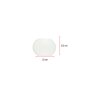 WALLXPERT Vaza Flat Middle White - slika 3