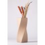 WALLXPERT Vaza Sprial Long Brown - slika 1
