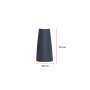 WALLXPERT Keramička vaza Conical Anthracite - slika 3