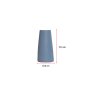 WALLXPERT Keramička vaza Conical Grey Blue - slika 3