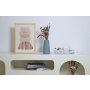 WALLXPERT Keramička vaza Conical Grey Blue - slika 1