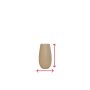 WALLXPERT Vaza Roll Short Beige - slika 3