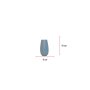 WALLXPERT Vaza Roll Short Grey Blue - slika 3