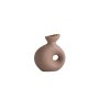 WALLXPERT Keramička vaza Delta Brown - slika 2