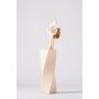 WALLXPERT Vaza Sprial Short Beige - slika 1