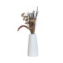 WALLXPERT Keramička vaza 2 Conical White - slika 1
